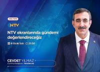 Cumhurbaşkanı Yardımcısı Yılmaz, NTV'ye Konuk Olacak