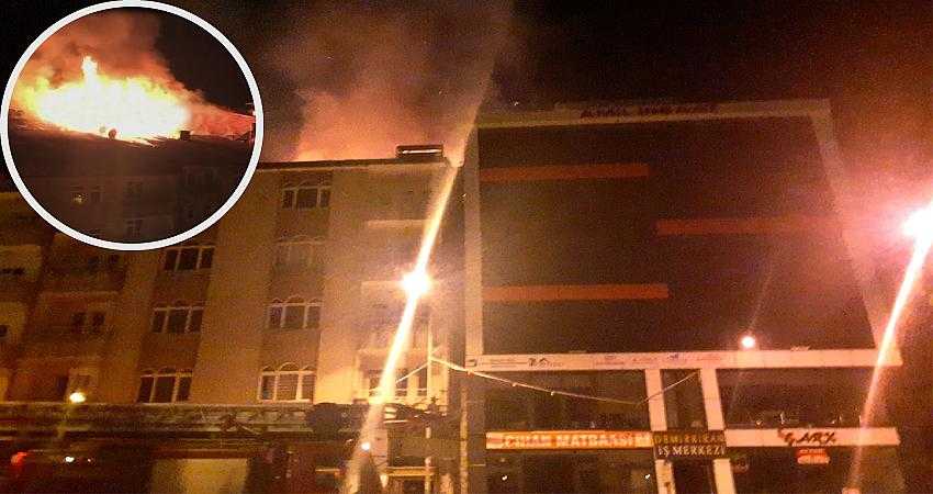 Korkutan yangın!