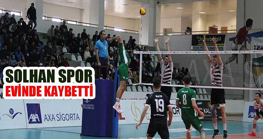 SOLHAN SPOR EVİNDE KAYBETTİ