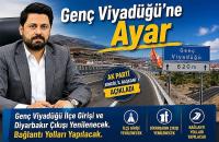 Genç Viyadüğü'nde İlçe Giriş Çıkışı Yenilenecek, Yeni Bağlantı Yolları Yapılacak
