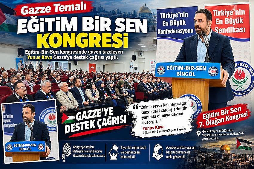 Gazze Temalı Eğitim Bir Sen Kongresi